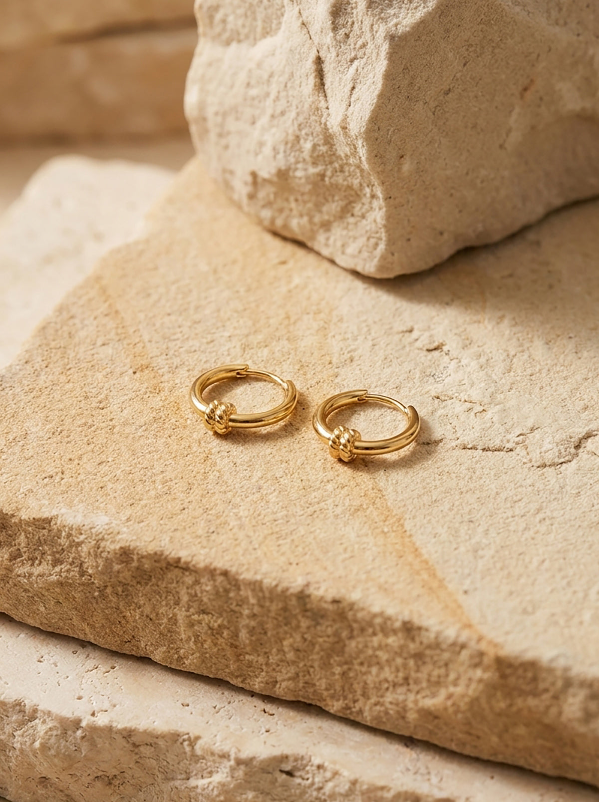Elodie Hoop Earrings Gold