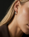 Elodie Hoop Earrings Silver
