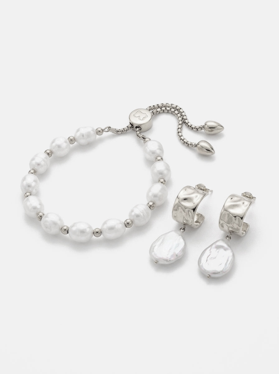 Esme &amp; Nora Stack Silver