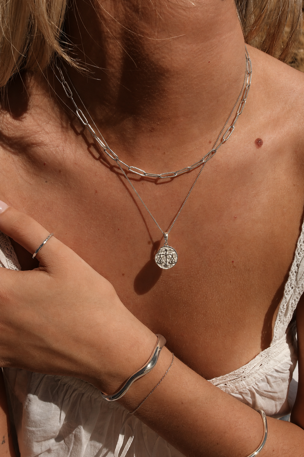 The Everyday Zodiac Stack Silver