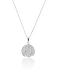 Gemini Coin Necklace Silver