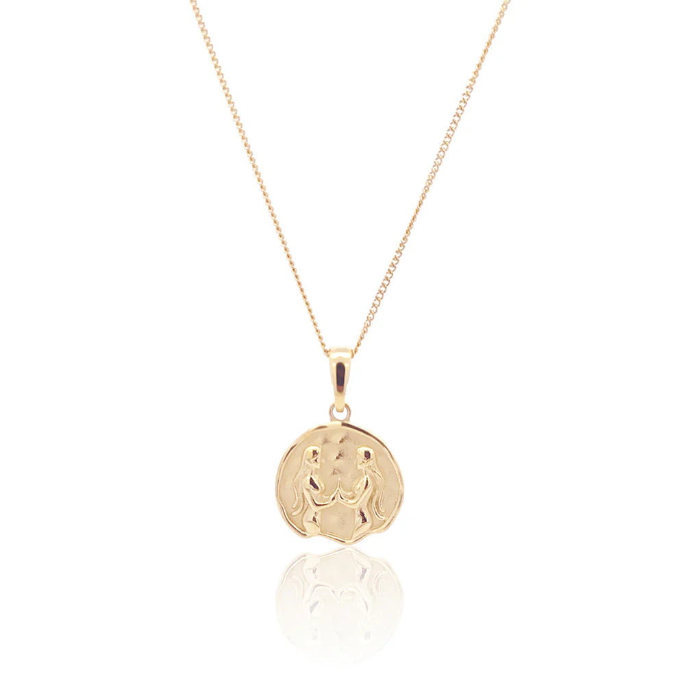 Petite Initial &amp; Zodiac Stack Gold
