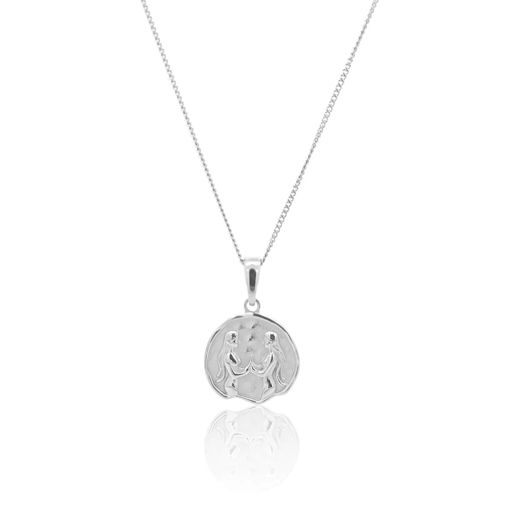 Petite Initial &amp; Zodiac Stack Silver
