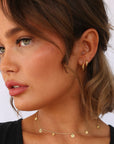 Hannah Hoops in Gold