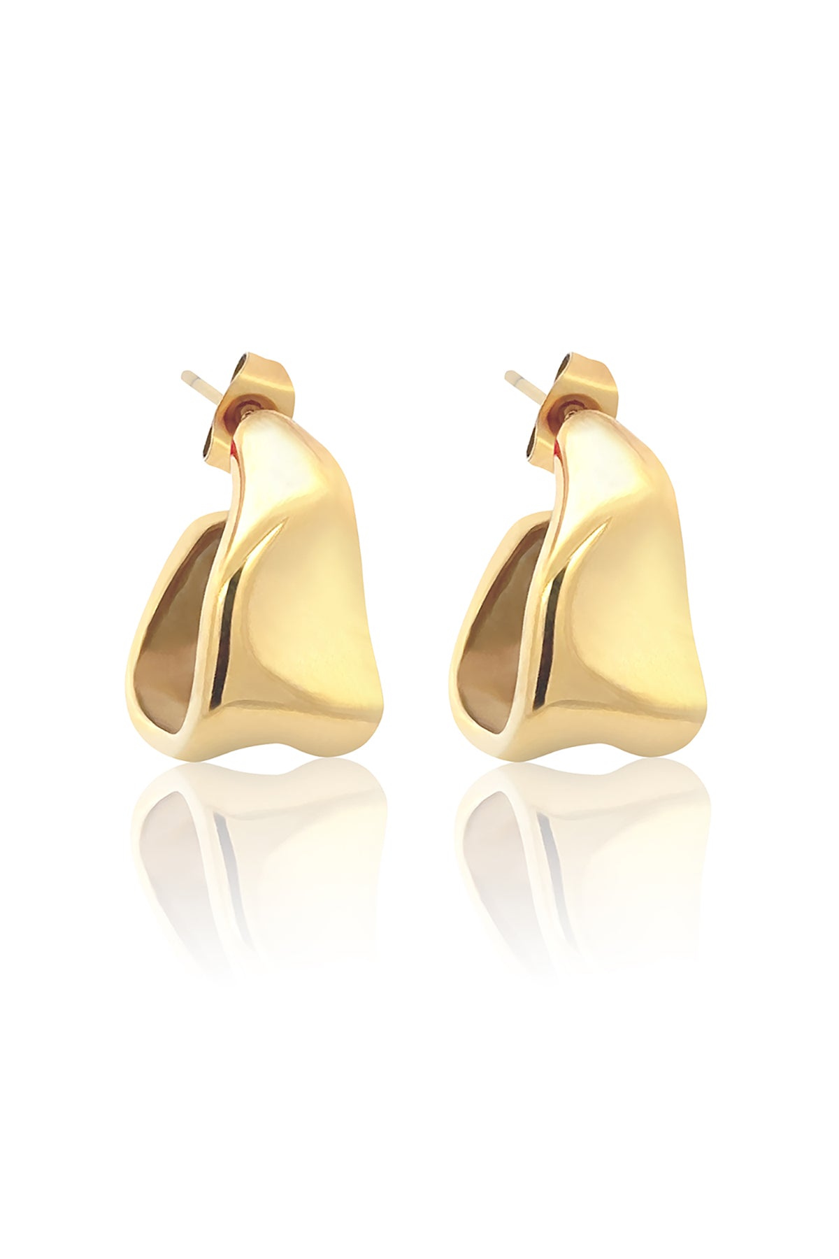 Hugo Earrings in Gold