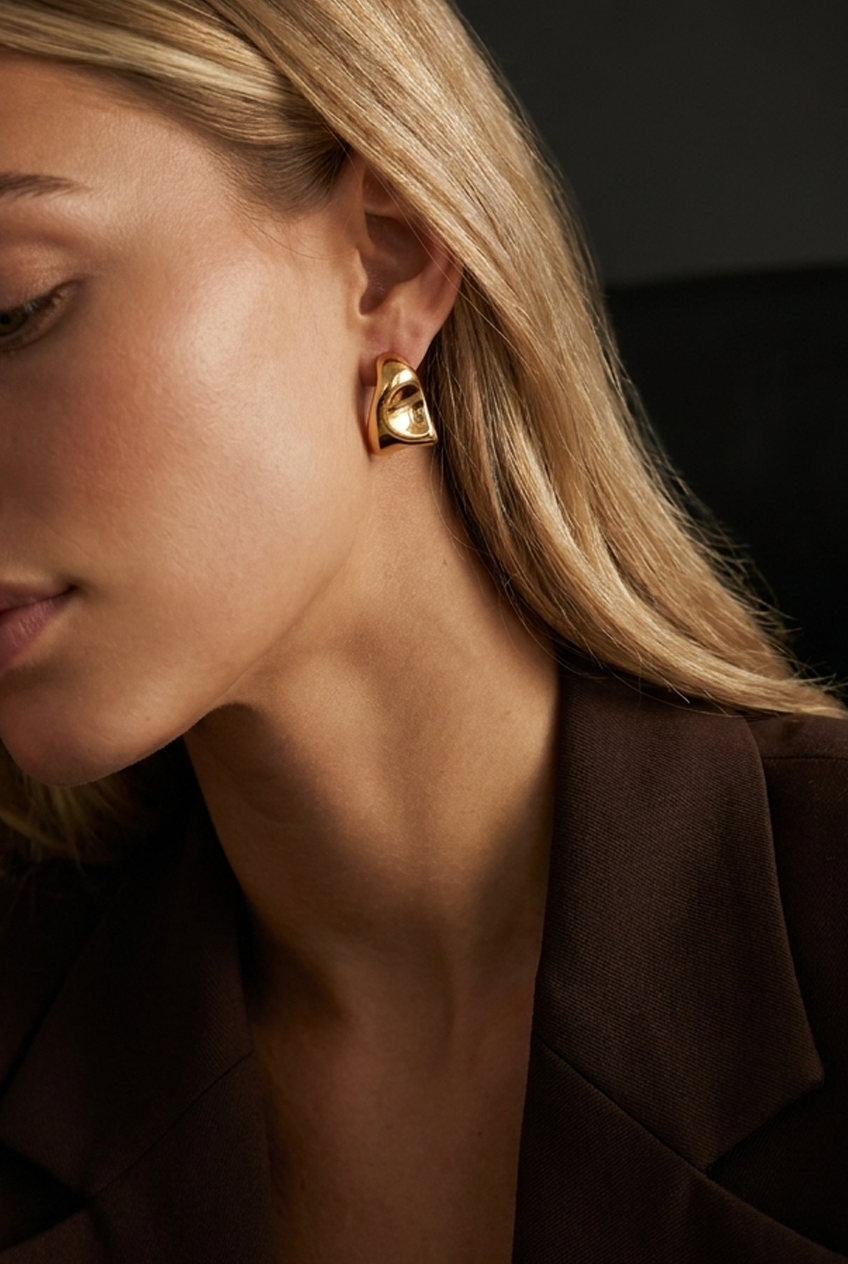 Hugo Earrings Gold