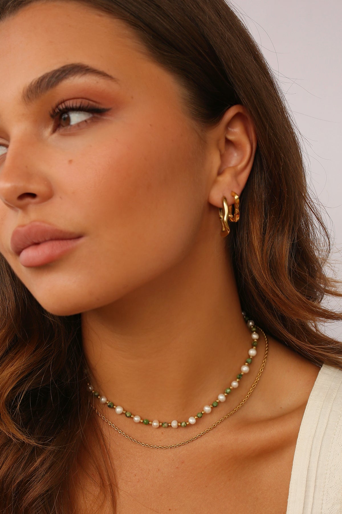 Hunter Earrings Gold