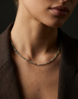 Indian Agate Petite Choker Silver