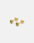 Iris Studs Peridot