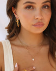 Lolita Wave Earrings Gold