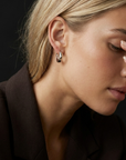 Izzy Hoop Earrings Silver