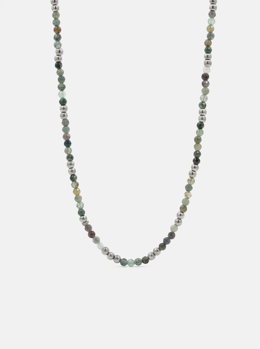 Indian Agate Petite Choker Silver