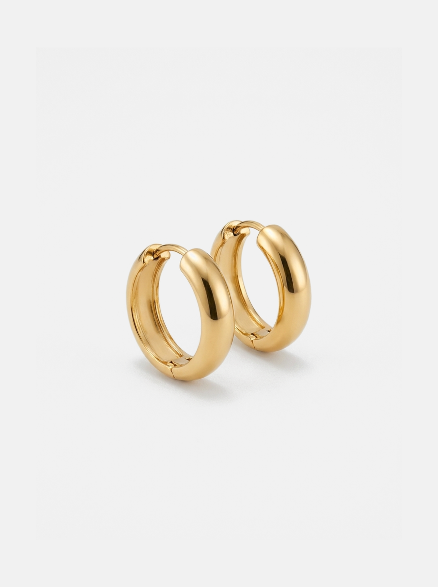 Izzy Hoop Earrings Gold
