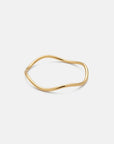 Jaclyn Wave Bangle Gold