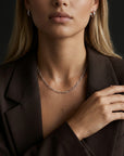 Petite Jennifer Necklace Silver