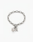Jessa Initial Latch & Lock Bracelet Gold | Silver