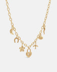 The Keepsake Charm Necklace Gold