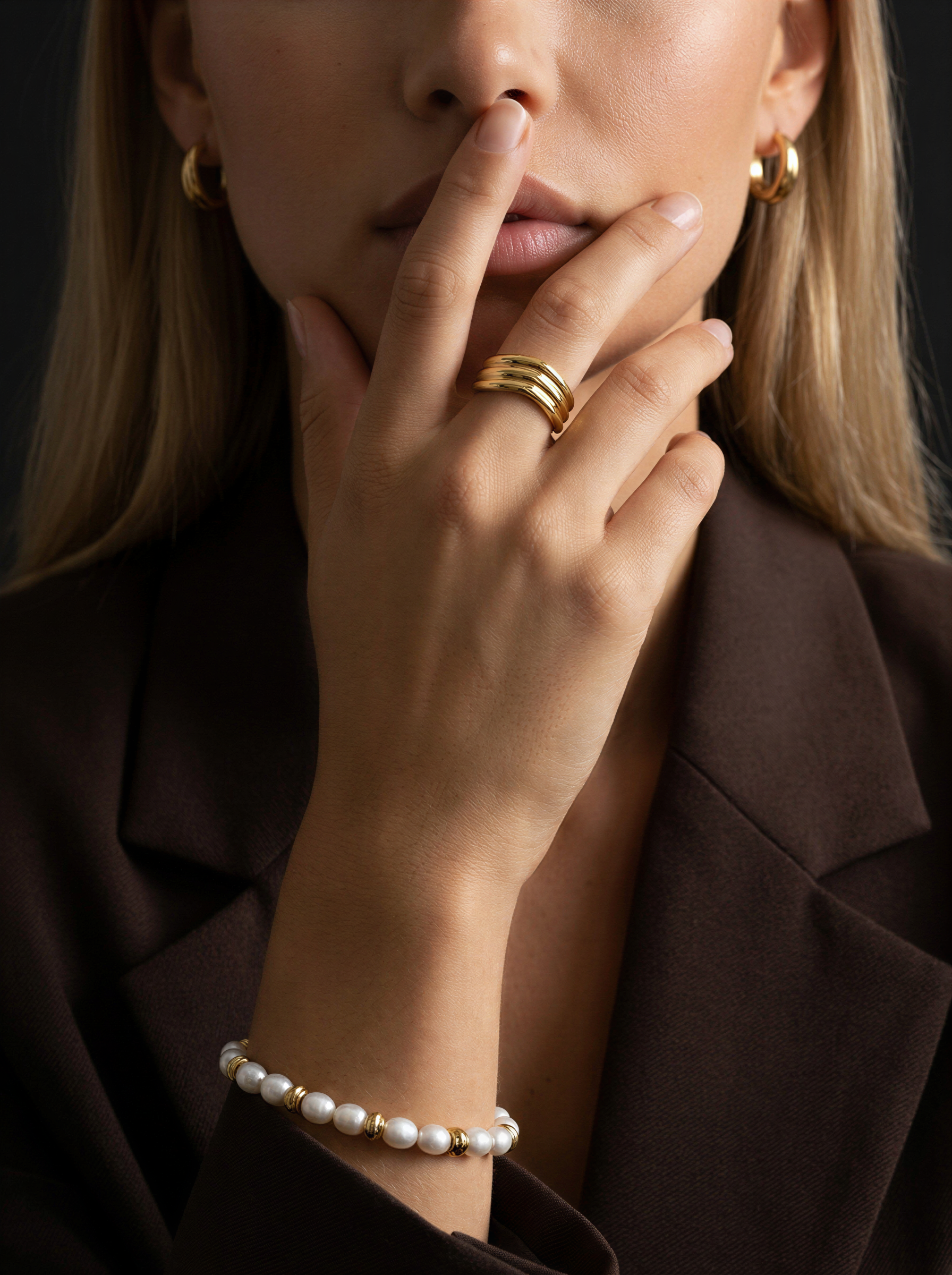 Koa Pearl Bracelet Gold