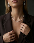 Koa Pearl Necklace Silver