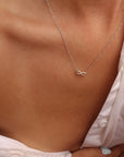 Infinity Signature Necklace Silver