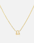 Petite Libra Choker Necklace Gold
