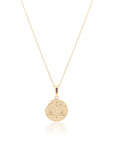 Libra Coin Necklace Gold