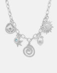 The Limone Charm Necklace Silver