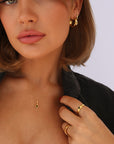 Lira Ring Olive Tourmaline