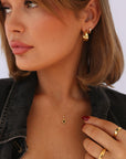 Lira Ring Olive Tourmaline