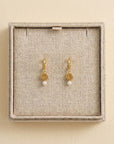 Mae Pearl Earrings Gold