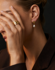 Margot Pearl Earrings Gold