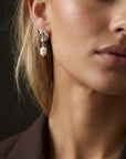 Margot Pearl Earrings Silver