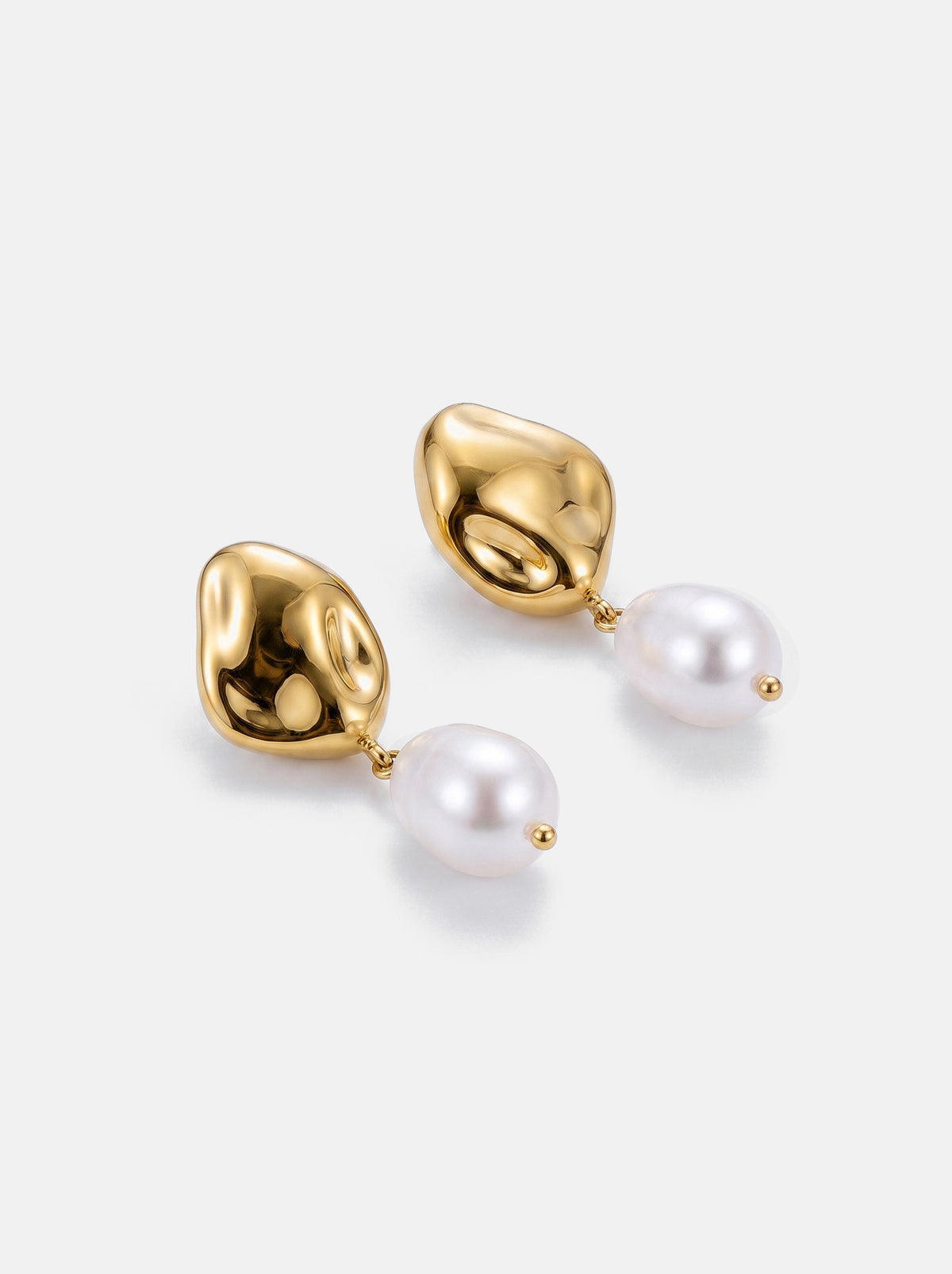 Margot Pearl Earrings Gold