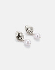 Margot Pearl Earrings Silver