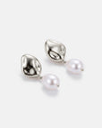 Margot Pearl Earrings Silver