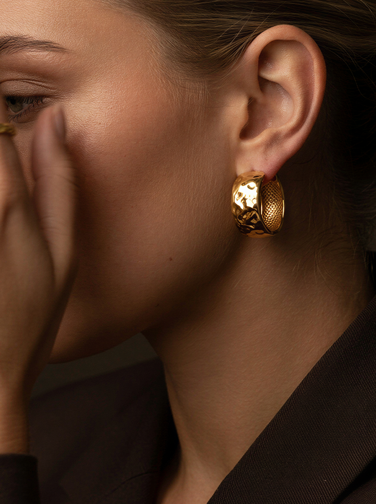 Micah Earrings Gold