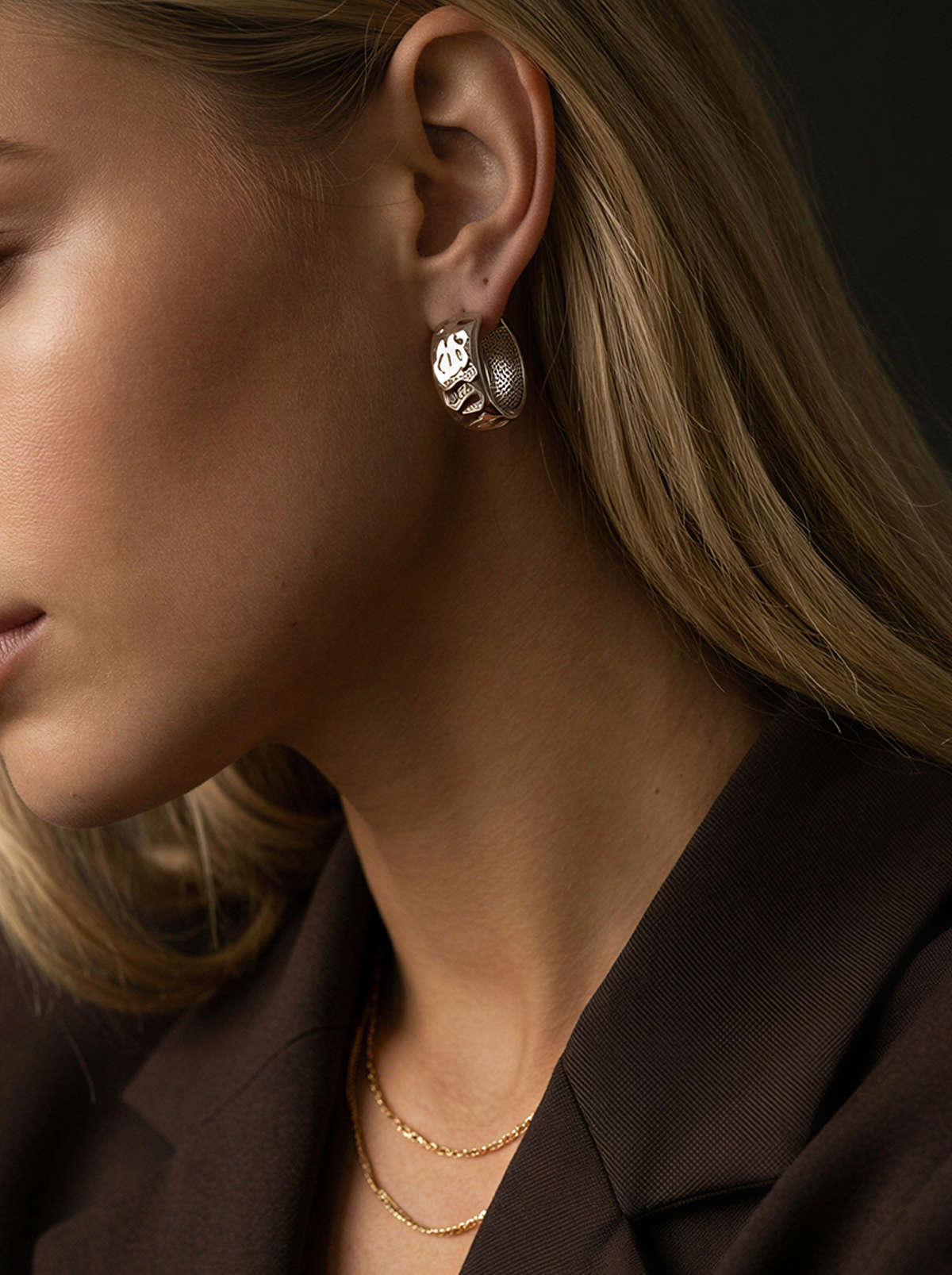 Micah Earrings Silver