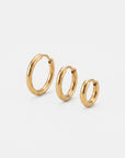 Mila Huggie Earrings Gold