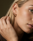 Mila Huggie Earrings Gold