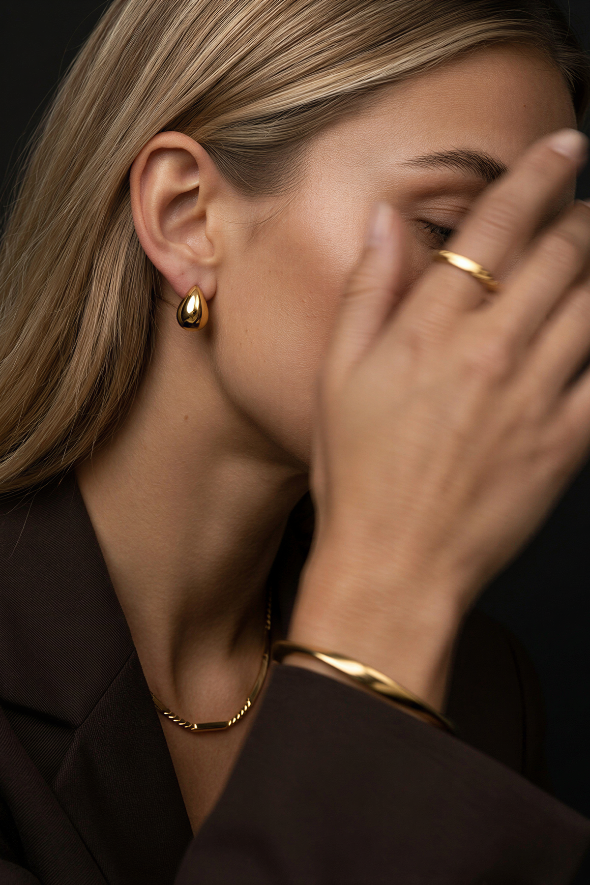 Naomi Earrings Gold