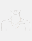Petite Figaro Chain Necklace Silver