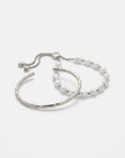 Nora & Ada Bracelet Stack Silver