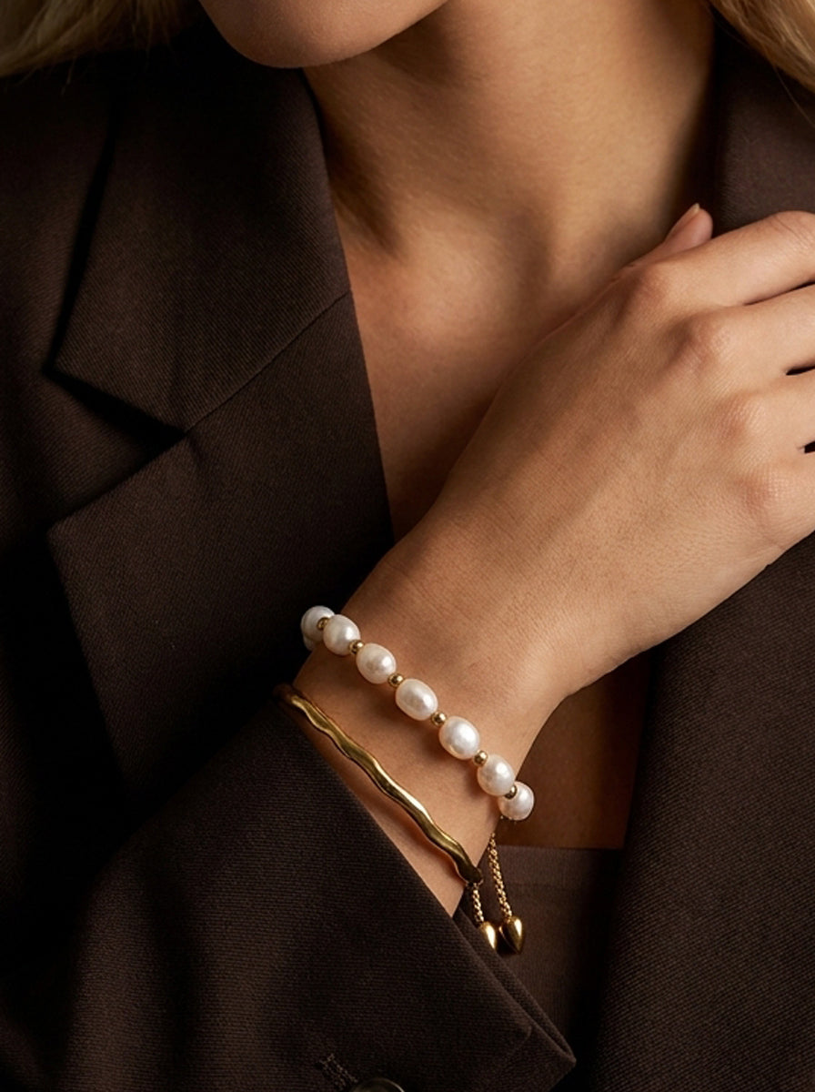 Nora &amp; Ada Bracelet Stack Gold