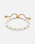 Nora Chunky Pearl Bracelet Gold