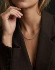 Petite Figaro Chain Necklace Silver