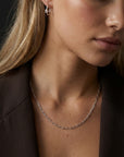 Petite Link Chain Necklace Silver