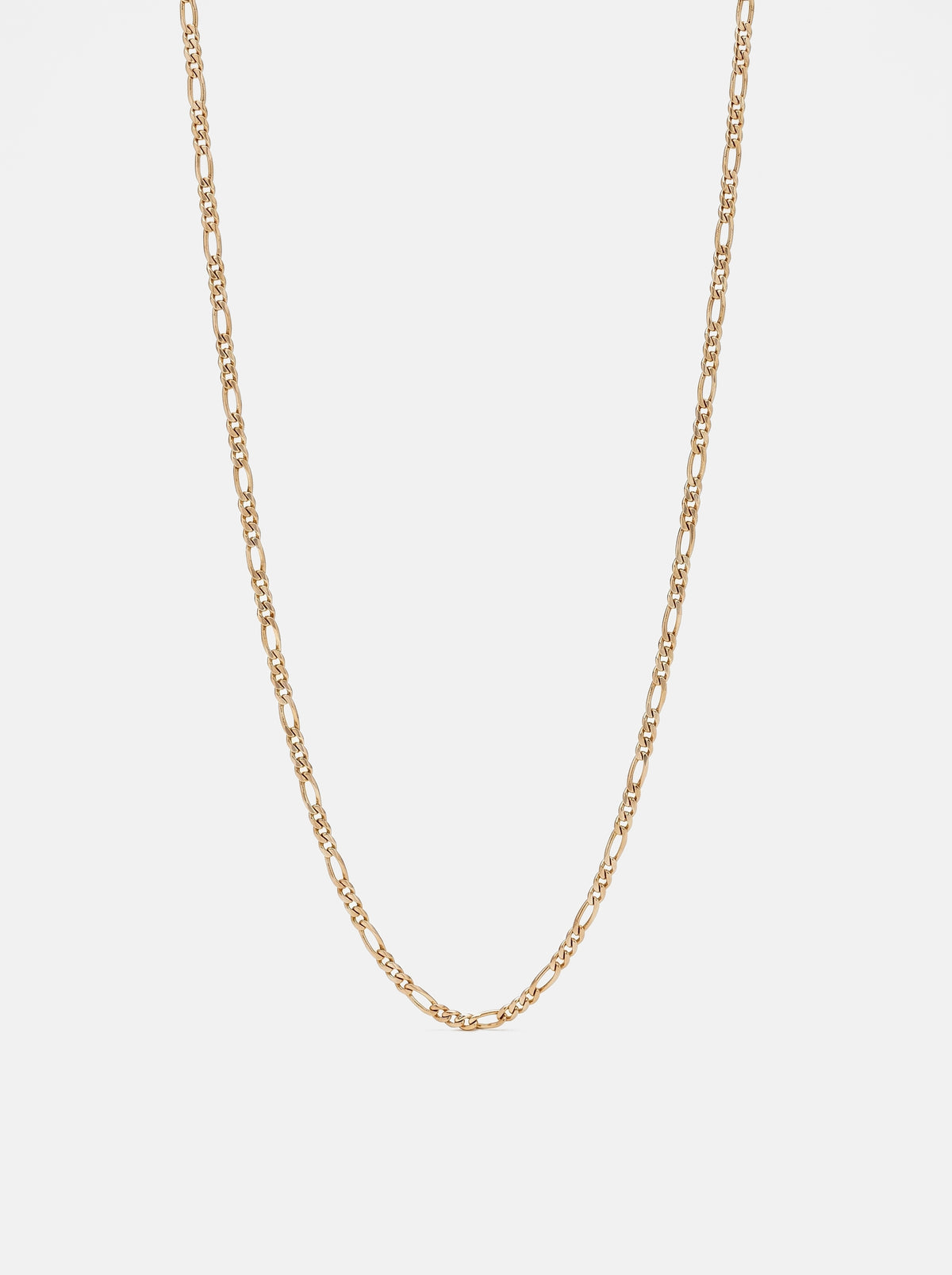 Petite Figaro Chain Necklace Gold