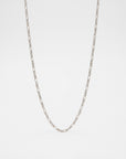 Petite Figaro Chain Necklace Silver