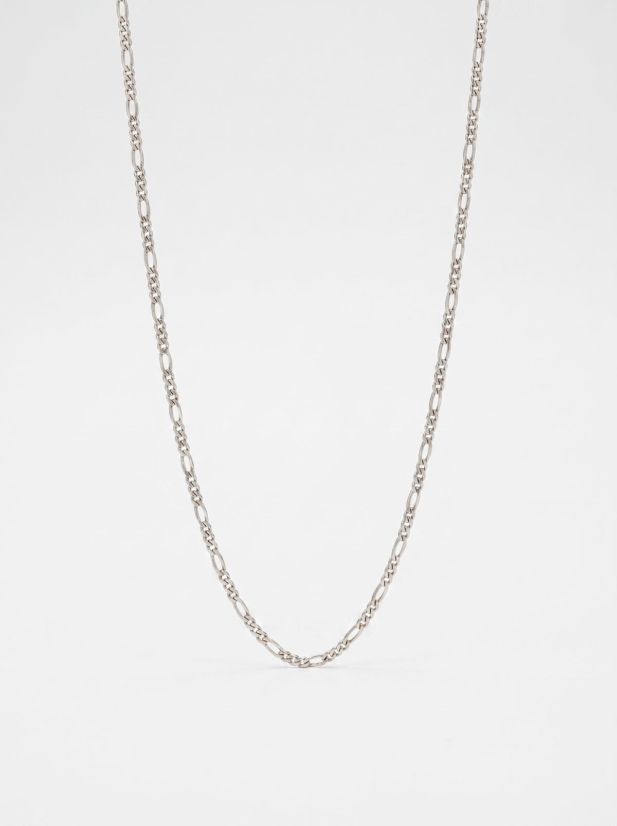 Petite Figaro Chain Necklace Silver