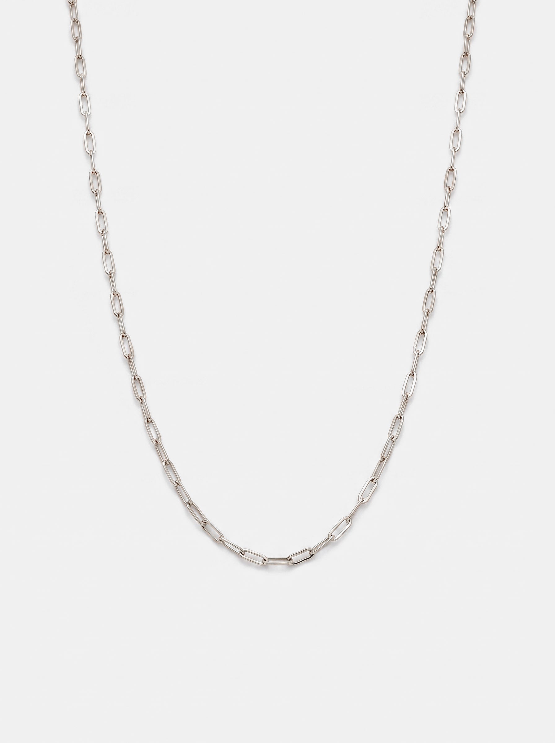 Petite Link Chain Necklace Silver